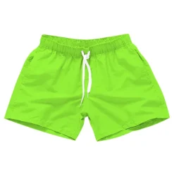 Discount OUKU Men's Board Shorts Swim Shorts Swim Trunks Drawstring with Pockets Solid Colored Waterproof UV Sun Protection Swimming Pool Hawaiian Casual / Sporty Black White Micro-elastic