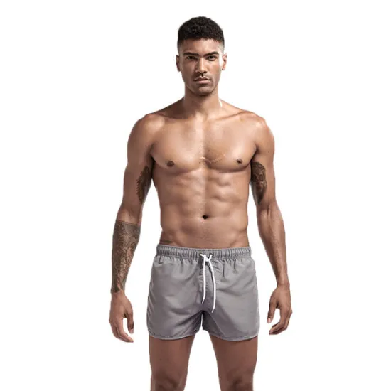 Clearance OUKU Men's Board Shorts Swim Shorts Swim Trunks Pocket Drawstring with Mesh lining Plain Quick Dry Short Holiday Beach Hawaiian Boho Black Dusty Rose