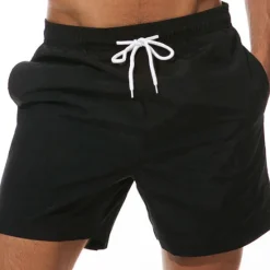 New OUKU Men's Board Shorts Swim Shorts Swim Trunks Summer Shorts Beach Shorts Pocket Drawstring with Mesh lining Plain Quick Dry Outdoor Holiday Going out Hawaiian Boho Gray Green Black