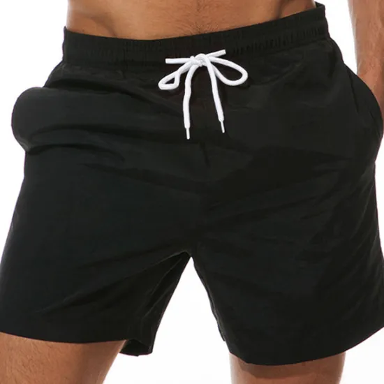 New OUKU Men's Board Shorts Swim Shorts Swim Trunks Summer Shorts Beach Shorts Pocket Drawstring with Mesh lining Plain Quick Dry Outdoor Holiday Going out Hawaiian Boho Gray Green Black