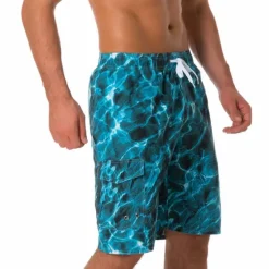 Online OUKU Men's Board Shorts Swim Shorts Swim Trunks Summer Shorts Bermuda shorts Drawstring with Mesh lining Elastic Waist 3D Print Ocean Breathable Quick Dry Knee Length Casual Daily Beach Fashion Streetwear
