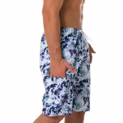 Online OUKU Men's Board Shorts Swim Shorts Swim Trunks Summer Shorts Bermuda shorts Drawstring with Mesh lining Elastic Waist 3D Print Ocean Breathable Quick Dry Knee Length Casual Daily Beach Fashion Streetwear