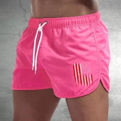 Best OUKU Men's Board Shorts Swim Shorts Swim Trunks Drawstring Elastic Waist National Flag Comfort Quick Dry Short Holiday Beach Weekend Fashion Casual Black Yellow Micro-elastic