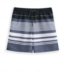 Discount OUKU Men's Board Shorts Swim Shorts Swim Trunks Surfing Casual Holiday Beach Quick Dry Drawstring With Compression Liner Gradient Hawaiian Boho Activewear 1 5