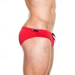 Online OUKU Men's Board Shorts Swim Shorts Swim Trunks Drawstring Elastic Waist Plain Comfort Quick Dry Short Holiday Beach Weekend Fashion Casual White Pink Micro-elastic
