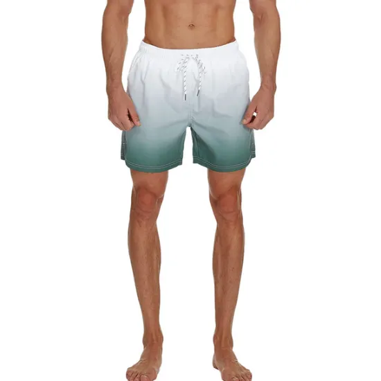 Discount OUKU Men's Board Shorts Swim Shorts Swim Trunks Drawstring with Mesh lining Elastic Waist Gradient Quick Dry Short Casual Daily Holiday Hawaiian Boho Black Pink Micro-elastic