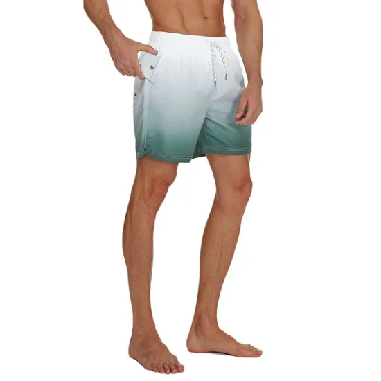 Discount OUKU Men's Board Shorts Swim Shorts Swim Trunks Drawstring with Mesh lining Elastic Waist Gradient Quick Dry Short Casual Daily Holiday Hawaiian Boho Black Pink Micro-elastic