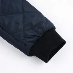 Discount OUKU Men's Bomber Quilted Jacket Diamond Padded Jacket Winter Outdoor Chunky Varsity Flight Windproof Warm Trench Coat Top Quilted Seams Cotton Outwear Overcoat Full Zipper Camping Hiking Hunting Fishing