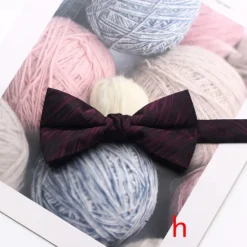 New OUKU Men's Bow Tie Modern Contemporary Sexy Solid / Plain Color Wedding Party Daily Wear