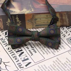 New OUKU Men's Bow Tie Modern Contemporary Sexy Plaid / Striped / Chevron / Round Wedding Party Daily Wear
