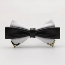 Hot OUKU Men's Bow Tie Modern Contemporary Solid / Plain Color Wedding Party Daily Wear