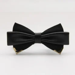 Hot OUKU Men's Bow Tie Modern Contemporary Solid / Plain Color Wedding Party Daily Wear