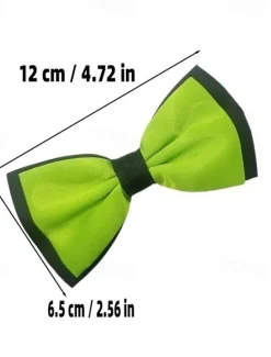 New OUKU Men's Bow Tie Office / Business Traditional / Classic Solid / Plain Color Formal Evening Date Quinceañera & Sweet Sixteen Green
