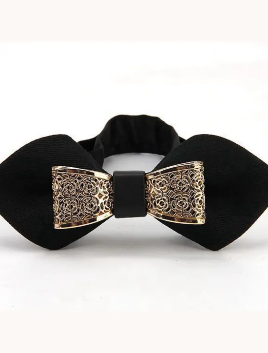 Best OUKU Men's Bow Tie Party Wedding Bow Solid Colored Formal Party Evening Party & Evening