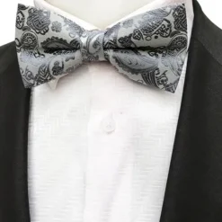 Sale OUKU Men's Bow Tie Party Work Jacquard Formal Party Evening