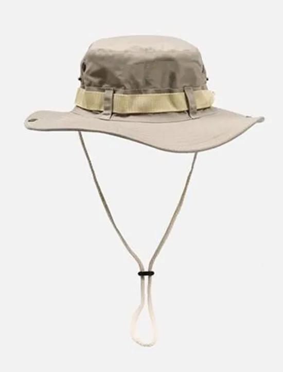 Best OUKU Men's Bucket Hat Sun Hat Cowboy Hat Black Green Polyester Travel Beach Outdoor Vacation Plain Adjustable Sun Protection Fashion