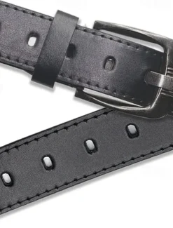 New OUKU Men's Buckle Waist Belt Casual Clothing Belt Black