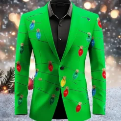 Outlet OUKU Men's bulb Long Sleeve Turndown Artistic Casual Party Evening Wear Daily Buttons 3D Print Multi Pocket
