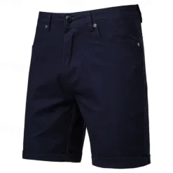 Outlet OUKU Men's Burmuda Shorts Work Shorts Golf Shorts Pocket Plain Comfort Breathable Knee Length Outdoor Business Fashion Casual Black White