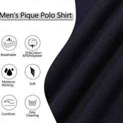 Hot OUKU Men's Business Polo Pique Polo Shirt Business Casual Ribbed Polo Collar Classic Short Sleeve Color Block Patchwork Embroidered Summer Spring & Fall Black Dark Red Navy Blue Royal Blue Light Blue Grey