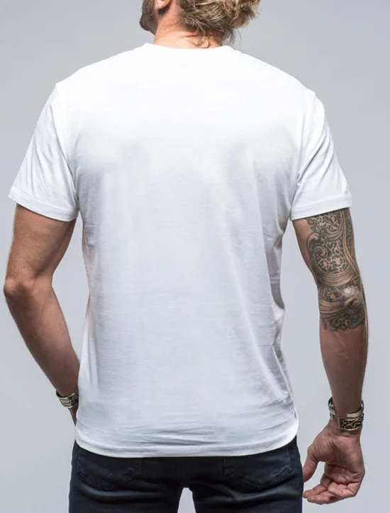 OUKU Men's Button T Shirt Henley Shirt Tee Top Short Sleeves Henley Summer Plain Fashion Designer Basic Vacation Street Going out Black White Navy Blue Top Tee for Men