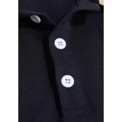 Clearance OUKU Men's Button Up Polos Golf Shirt Casual Holiday Lapel Short Sleeve Fashion Basic Color Block Patchwork Embroidered Summer Regular Fit Wine Black Navy Blue Green Light Blue Grey Button Up Polos