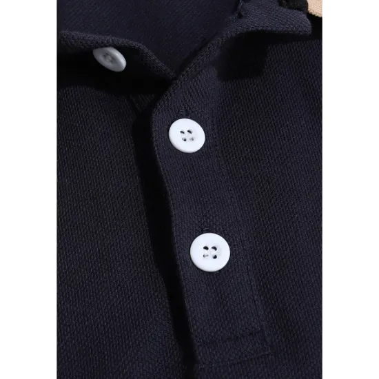 Clearance OUKU Men's Button Up Polos Golf Shirt Casual Holiday Lapel Short Sleeve Fashion Basic Color Block Patchwork Embroidered Summer Regular Fit Wine Black Navy Blue Green Light Blue Grey Button Up Polos