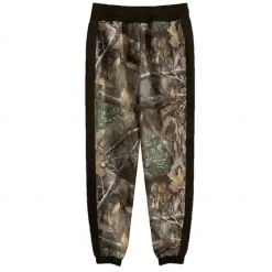 OUKU Men's Camouflage Hunting Fleece Sweatpants Drawstring Elastic Waist Casual Vintage Retro Outdoor Streetwear with Pockets Warm Fleece Lined Winter 3D Print Blue Green khaki