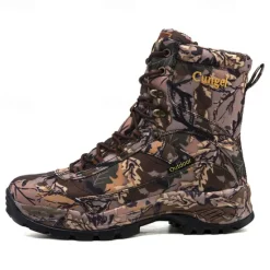 Hot OUKU Men's Camouflage Outdoor Hiking Boots – Waterproof, Durable, and Lightweight with Non-Slip Sole for Hunting and Trekking