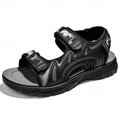 New OUKU Men's Camouflage Sport Sandals with Adjustable Velcro Straps, Breathable Design and Durable Sole for Hiking, Outdoor Activities and Summer Wear
