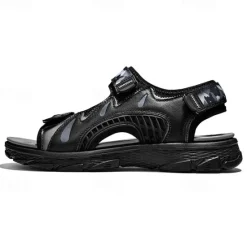 New OUKU Men's Camouflage Sport Sandals with Adjustable Velcro Straps, Breathable Design and Durable Sole for Hiking, Outdoor Activities and Summer Wear