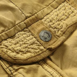 Sale OUKU Men's Capri Cargo Shorts Cargo Shorts Capri Pants Shorts Summer Shorts Multi Pocket Flap Pocket Plain Comfort Wearable Knee Length Outdoor Sport Daily Fashion Casual Army Green Red