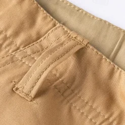 Clearance OUKU Men's Capri Cargo Shorts Cargo Shorts Capri Pants Shorts Summer Shorts Zipper Multiple Pockets Flap Pocket Plain Comfort Breathable Knee Length Outdoor Vacation Sporty Casual Red Khaki