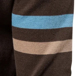 Outlet OUKU Men's Cardigan Sweater Cardigan Ribbed Knit Regular Tops Zipper Color Block Standing Collar Knitwear Neutral Outdoor Clothing Apparel Spring & Fall Black Blue S M L
