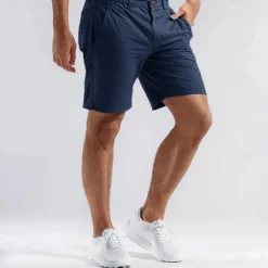 Sale OUKU Men's Cargo Pants Buttons Pocket Solid Color Breathable Outdoor Short Outdoor Party Business Simple Classic Style Black White Micro-elastic