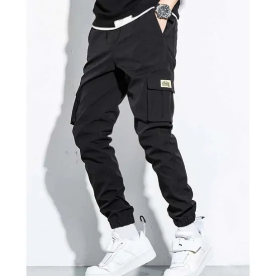 Online OUKU Men's Cargo Pants Cargo Trousers Flap Pocket Plain Comfort Breathable Outdoor Daily Going out Fashion Casual Black Army Green