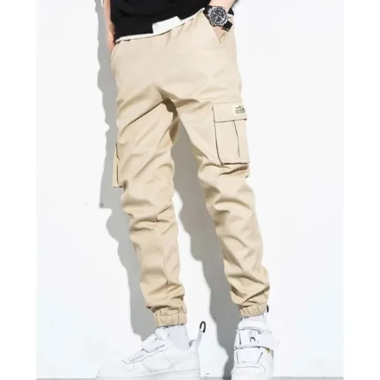 Online OUKU Men's Cargo Pants Cargo Trousers Flap Pocket Plain Comfort Breathable Outdoor Daily Going out Fashion Casual Black Army Green