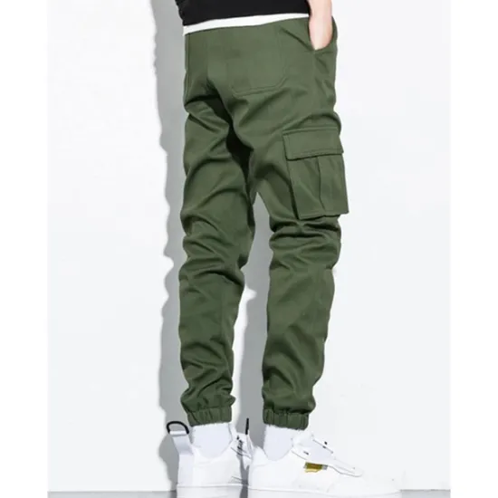 Online OUKU Men's Cargo Pants Cargo Trousers Flap Pocket Plain Comfort Breathable Outdoor Daily Going out Fashion Casual Black Army Green