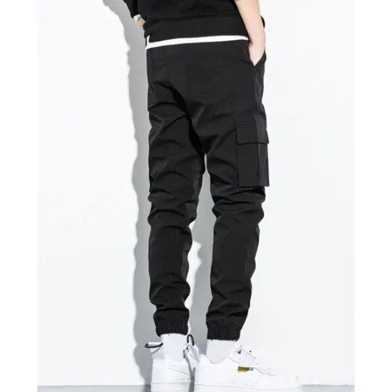 Online OUKU Men's Cargo Pants Cargo Trousers Flap Pocket Plain Comfort Breathable Outdoor Daily Going out Fashion Casual Black Army Green