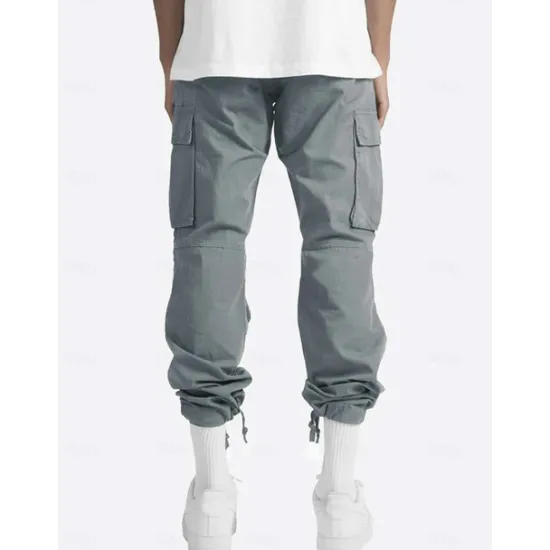New OUKU Men's Cargo Pants Cargo Trousers Leg Drawstring Solid Color Ripstop Breathable Weekend Streetwear Classic Casual Black Yellow
