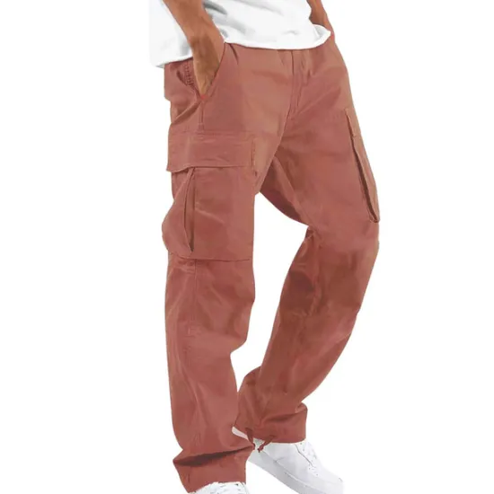 New OUKU Men's Cargo Pants Cargo Trousers Leg Drawstring Solid Color Ripstop Breathable Weekend Streetwear Classic Casual Black Yellow