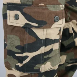 Clearance OUKU Men's Cargo Pants Cargo Trousers Hiking Pants Pocket Plain Comfort Breathable Outdoor Daily Going out Fashion Casual Camouflage Blue Camouflage Black