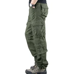 Clearance OUKU Men's Cargo Pants Cargo Trousers Hiking Pants Pocket Plain Comfort Breathable Outdoor Daily Going out Fashion Casual Camouflage Blue Camouflage Black