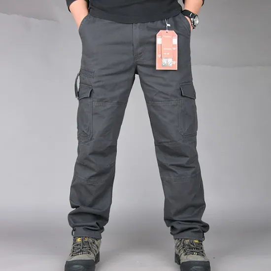 Outlet OUKU Men's Cargo Pants Cargo Trousers Hiking Pants Pocket Plain Comfort Breathable Outdoor Daily Going out Fashion Casual Army Yellow Black