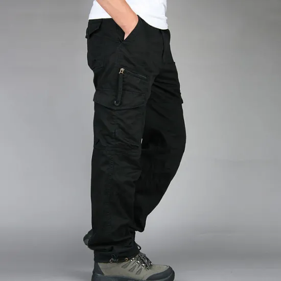 Outlet OUKU Men's Cargo Pants Cargo Trousers Hiking Pants Pocket Plain Comfort Breathable Outdoor Daily Going out Fashion Casual Army Yellow Black