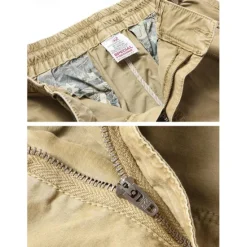Hot OUKU Men's Cargo Pants Cargo Trousers Trousers Drawstring Elastic Waist Multi Pocket Solid Color Casual Daily Daily Wear Fashion Classic grey blue Black