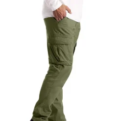 Sale OUKU Men's Cargo Pants Cargo Trousers Trousers Flap Pocket Plain Comfort Breathable Outdoor Daily Streetwear Casual Light Khaki Black