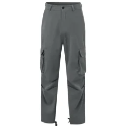 Sale OUKU Men's Cargo Pants Cargo Trousers Trousers Flap Pocket Plain Comfort Breathable Outdoor Daily Streetwear Casual Light Khaki Black