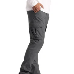 Sale OUKU Men's Cargo Pants Cargo Trousers Trousers Flap Pocket Plain Comfort Breathable Outdoor Daily Streetwear Casual Light Khaki Black