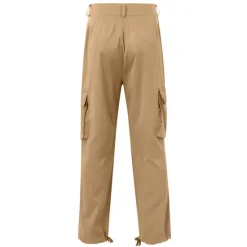 Sale OUKU Men's Cargo Pants Cargo Trousers Trousers Flap Pocket Plain Comfort Breathable Outdoor Daily Streetwear Casual Light Khaki Black